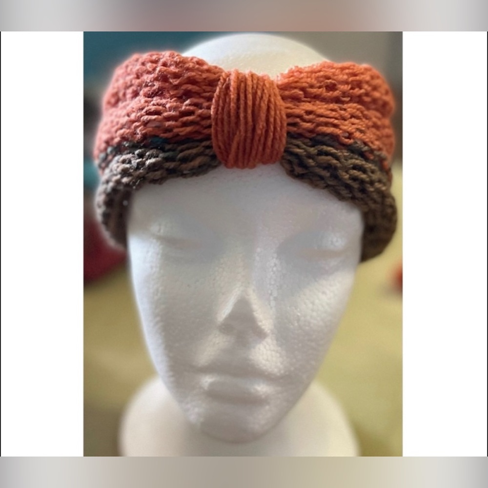 Handmade Hand Crafted Knit headband/ear warmers - Picture 2 of 2
